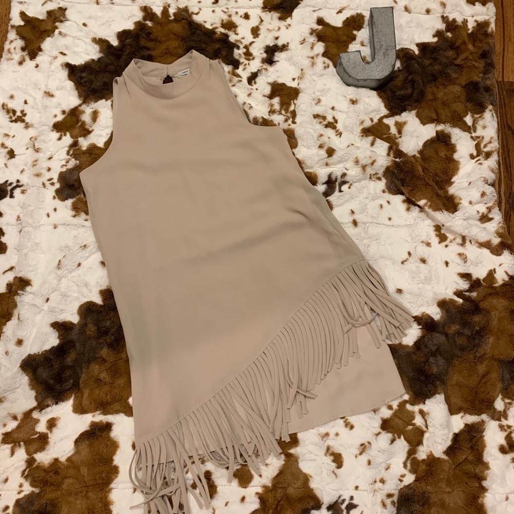 Naked Zebra dress with frills